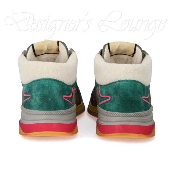 ⚡️SOLD! NEW GUCCI Men's Ultrapace Mid Top Suede Leather Sneakers 8 US / 7.5 G - Picture 5 of 12